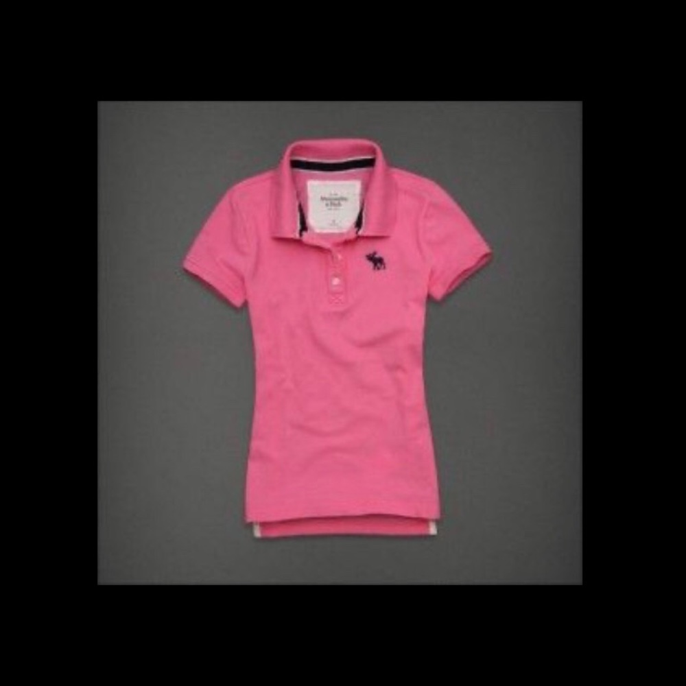 Nwt Abercrombie & Fitch Polo shirt small red - Picture 13 of 16